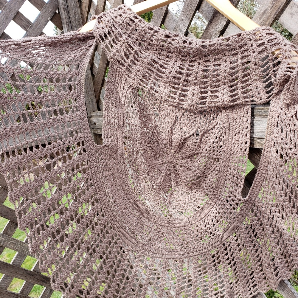 Crocheted vest